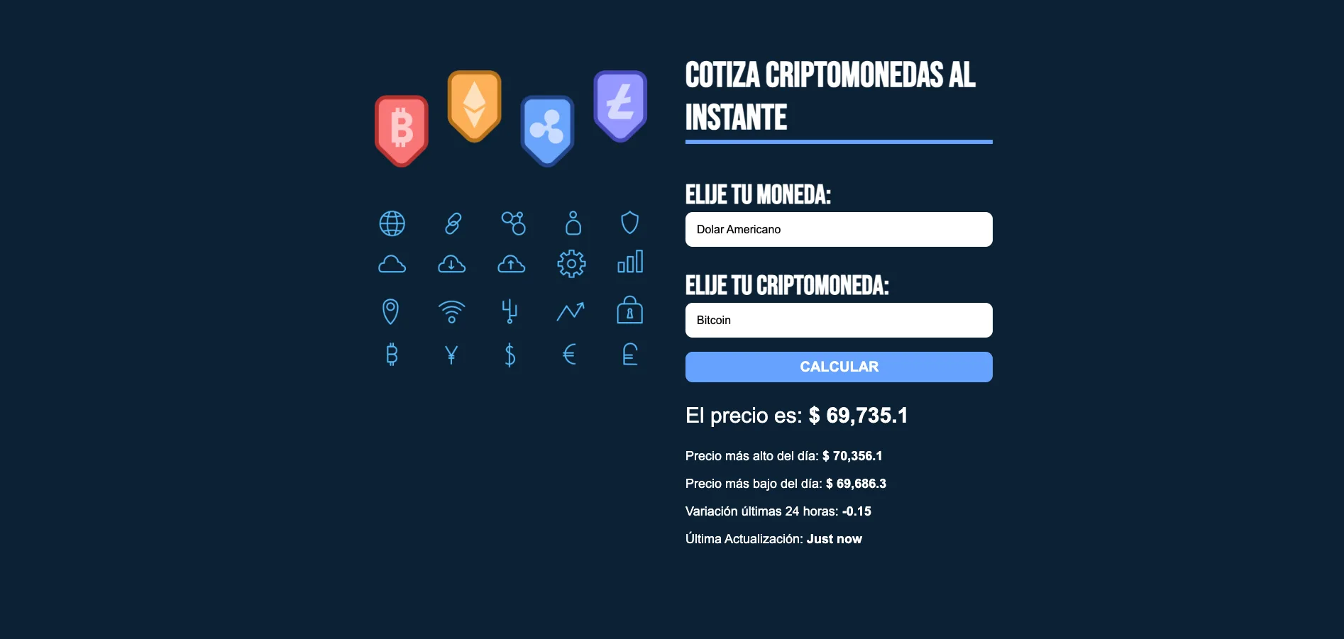 CONVERSOR DE CRIPTOMONEDAS